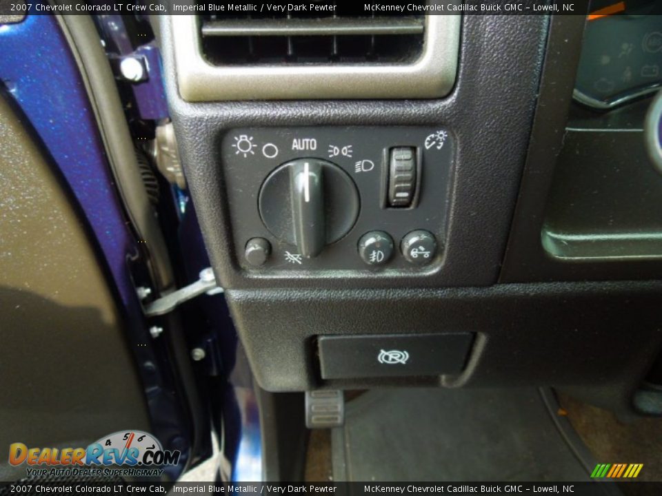 2007 Chevrolet Colorado LT Crew Cab Imperial Blue Metallic / Very Dark Pewter Photo #11