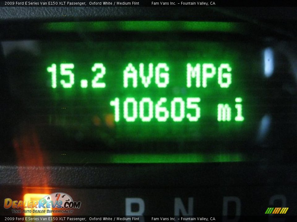 2009 Ford E Series Van E150 XLT Passenger Oxford White / Medium Flint Photo #13