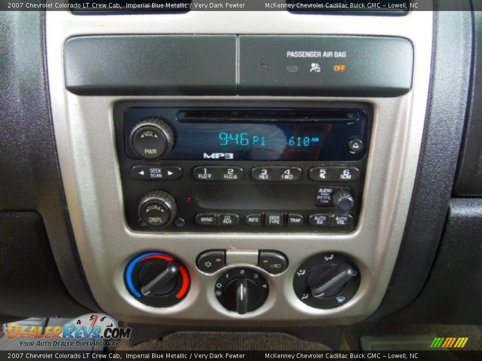 2007 Chevrolet Colorado LT Crew Cab Imperial Blue Metallic / Very Dark Pewter Photo #12
