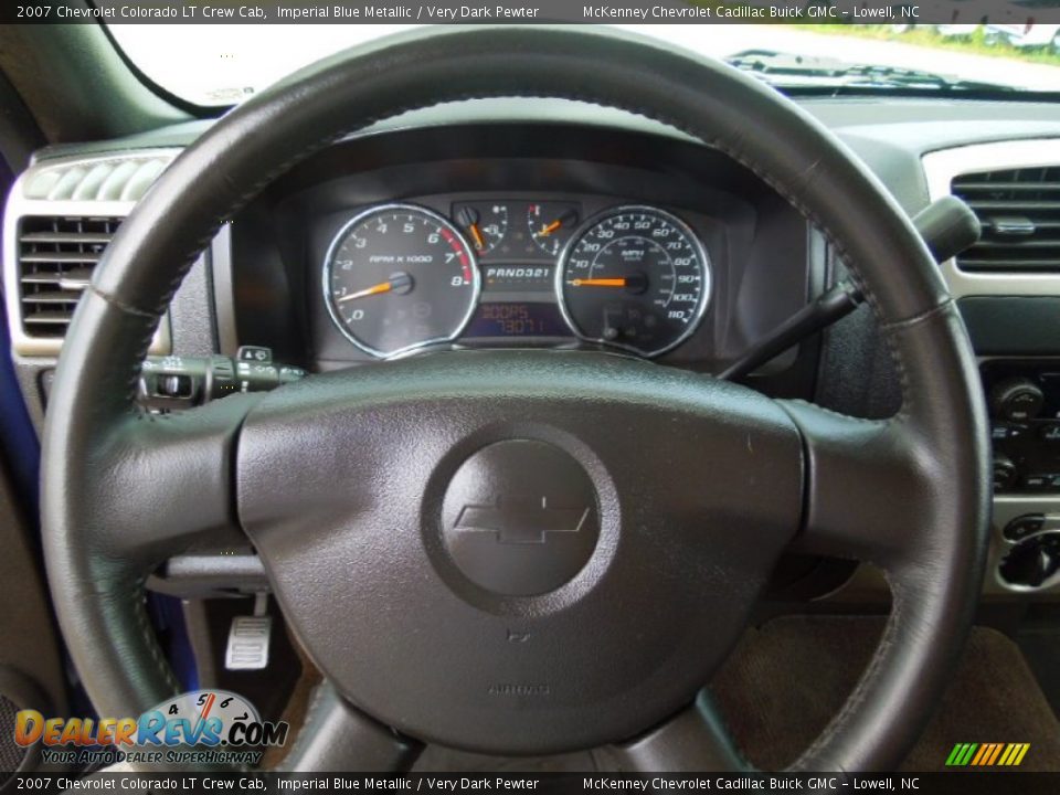 2007 Chevrolet Colorado LT Crew Cab Imperial Blue Metallic / Very Dark Pewter Photo #13