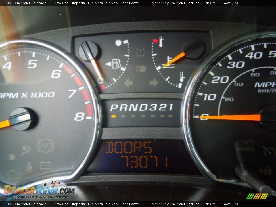 2007 Chevrolet Colorado LT Crew Cab Imperial Blue Metallic / Very Dark Pewter Photo #14