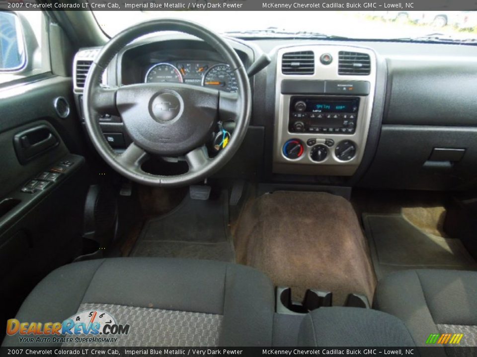 2007 Chevrolet Colorado LT Crew Cab Imperial Blue Metallic / Very Dark Pewter Photo #16