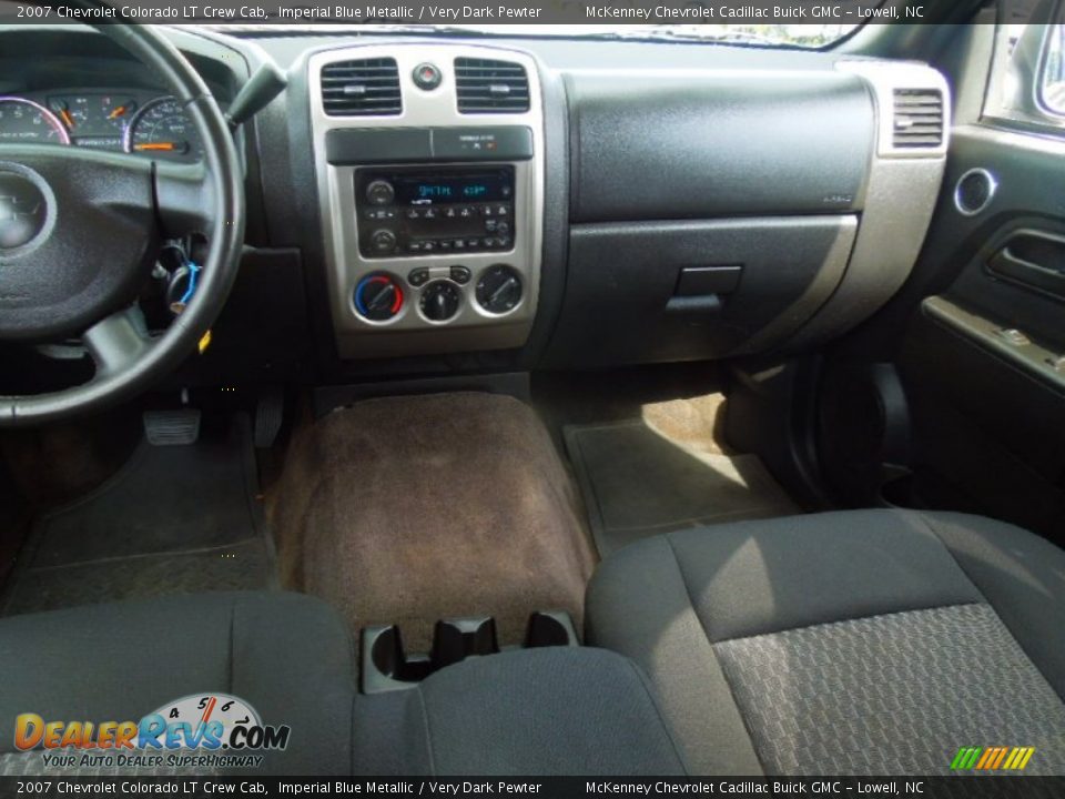 2007 Chevrolet Colorado LT Crew Cab Imperial Blue Metallic / Very Dark Pewter Photo #17