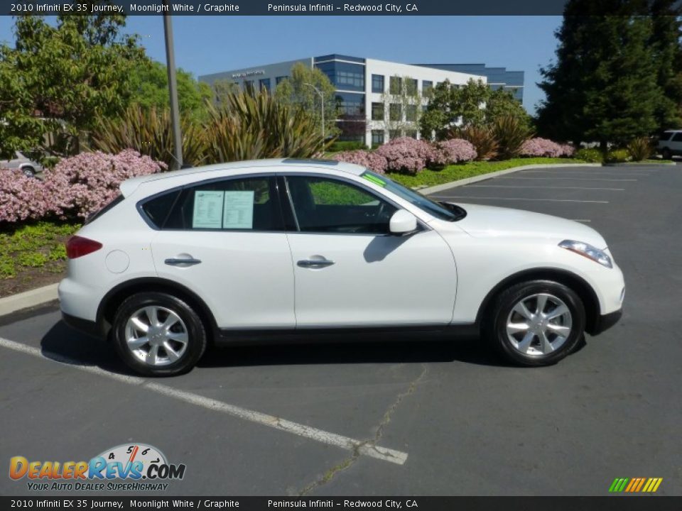 2010 Infiniti EX 35 Journey Moonlight White / Graphite Photo #7