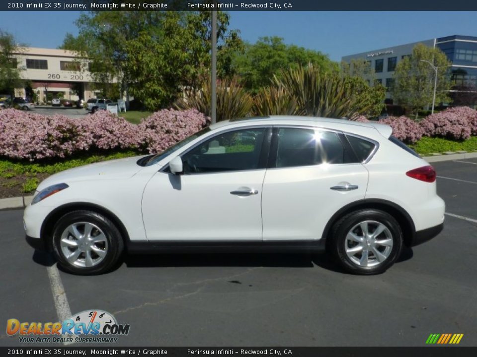 Moonlight White 2010 Infiniti EX 35 Journey Photo #8