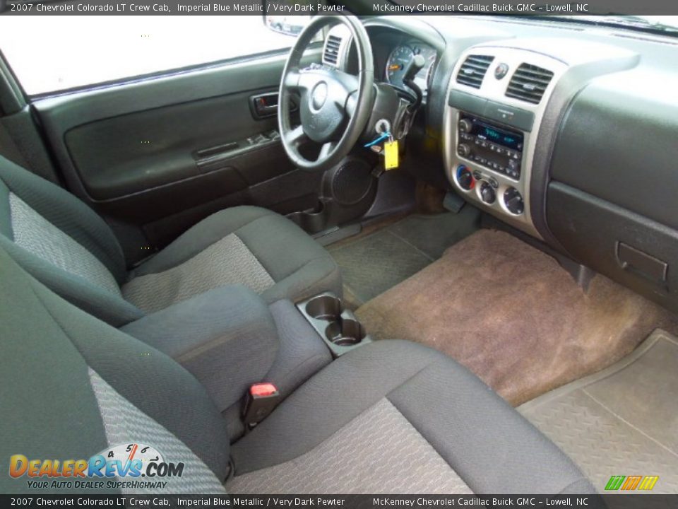 2007 Chevrolet Colorado LT Crew Cab Imperial Blue Metallic / Very Dark Pewter Photo #21