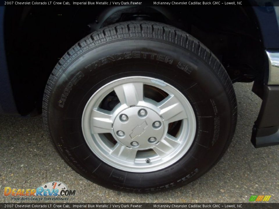 2007 Chevrolet Colorado LT Crew Cab Imperial Blue Metallic / Very Dark Pewter Photo #23