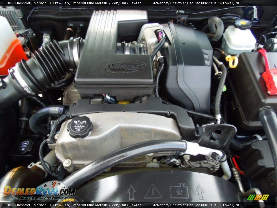 2007 Chevrolet Colorado LT Crew Cab Imperial Blue Metallic / Very Dark Pewter Photo #24