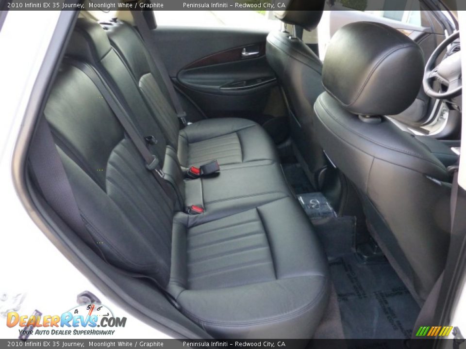 2010 Infiniti EX 35 Journey Moonlight White / Graphite Photo #16