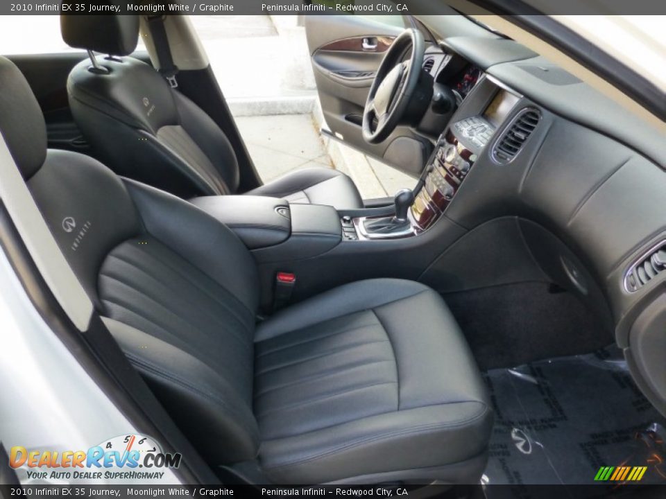 2010 Infiniti EX 35 Journey Moonlight White / Graphite Photo #18