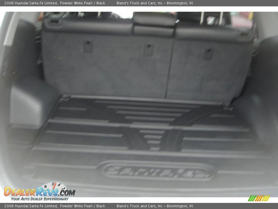 2008 Hyundai Santa Fe Limited Powder White Pearl / Black Photo #6