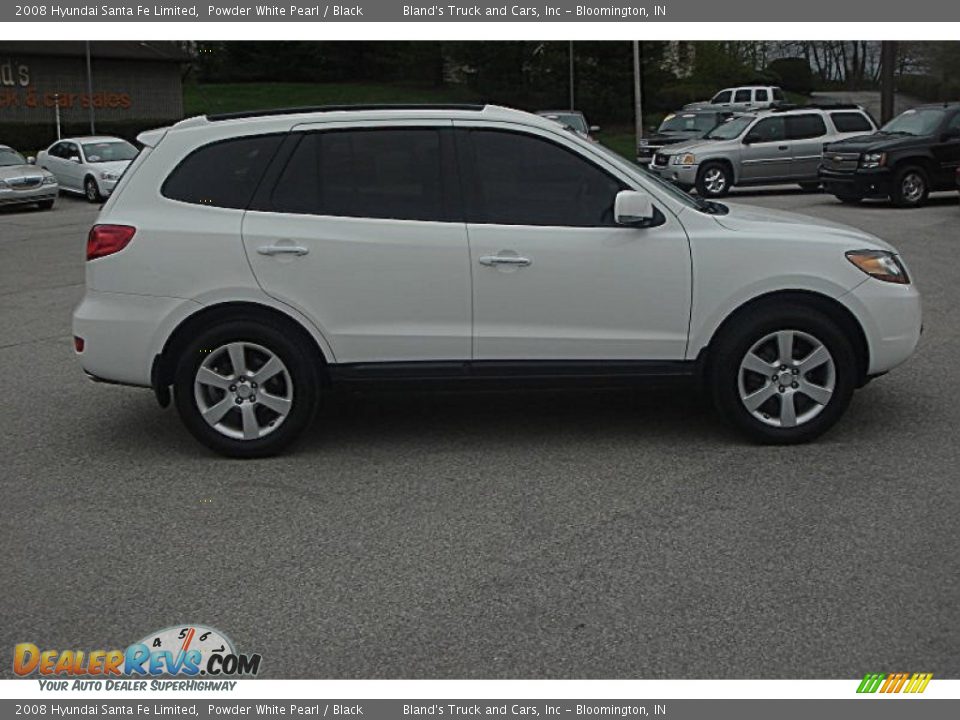2008 Hyundai Santa Fe Limited Powder White Pearl / Black Photo #20