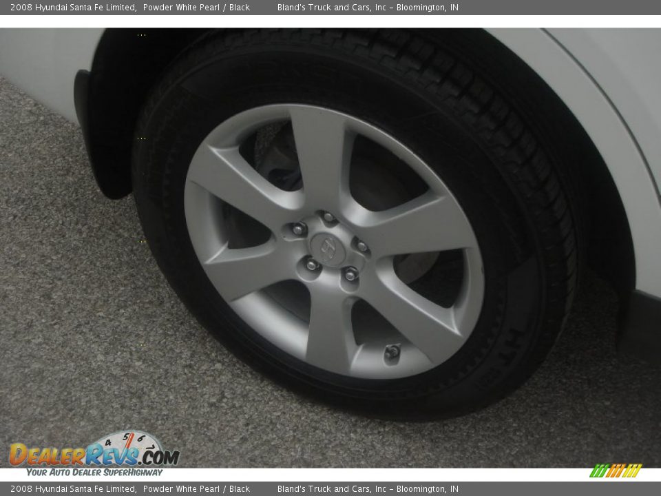 2008 Hyundai Santa Fe Limited Powder White Pearl / Black Photo #26