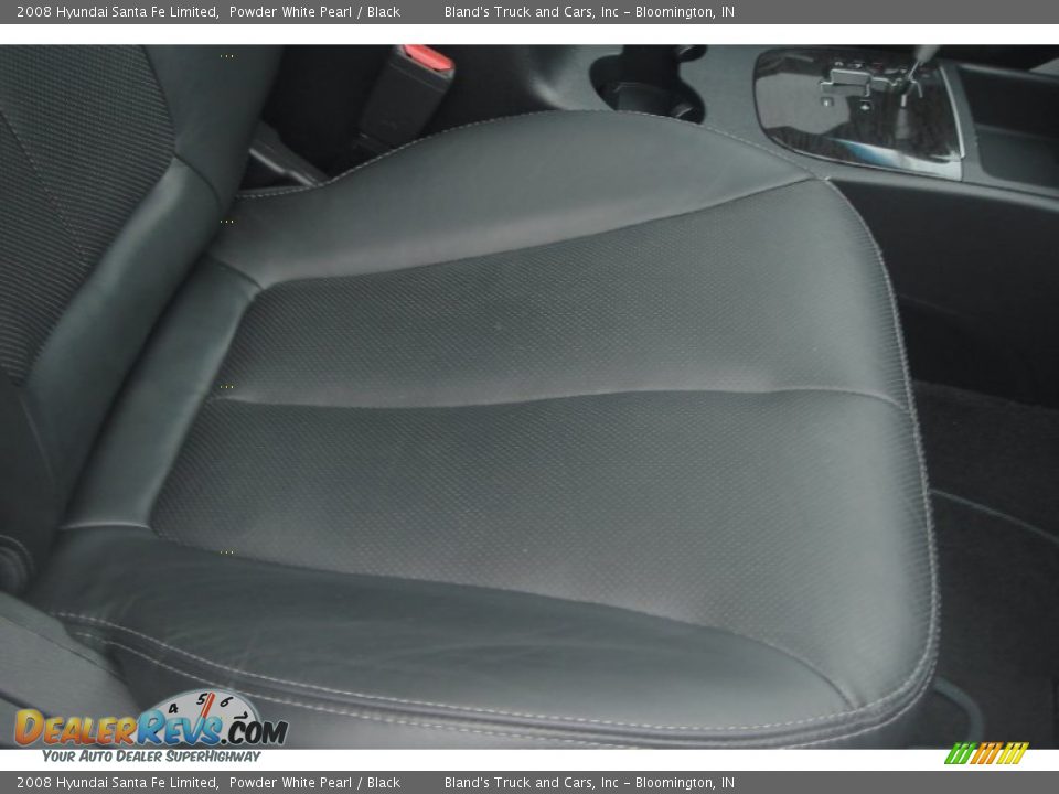 2008 Hyundai Santa Fe Limited Powder White Pearl / Black Photo #29