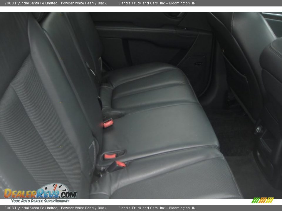 2008 Hyundai Santa Fe Limited Powder White Pearl / Black Photo #33