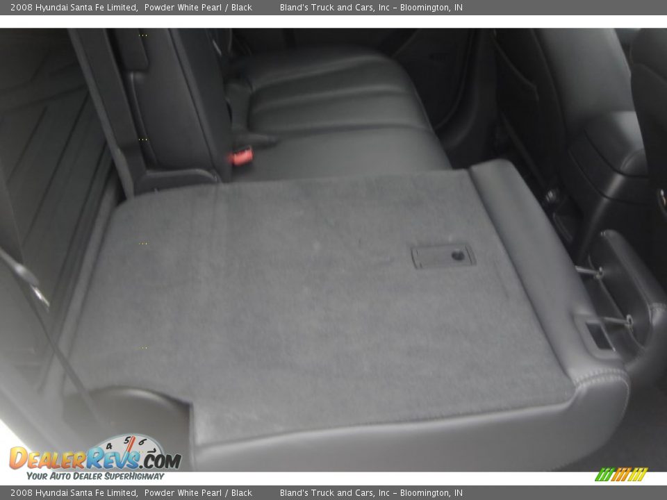 2008 Hyundai Santa Fe Limited Powder White Pearl / Black Photo #35