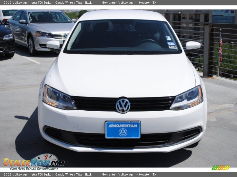 2012 Volkswagen Jetta TDI Sedan Candy White / Titan Black Photo #2