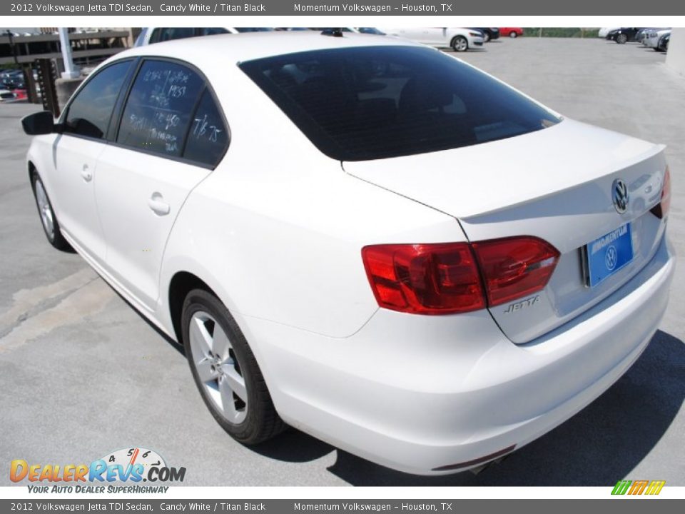 2012 Volkswagen Jetta TDI Sedan Candy White / Titan Black Photo #9