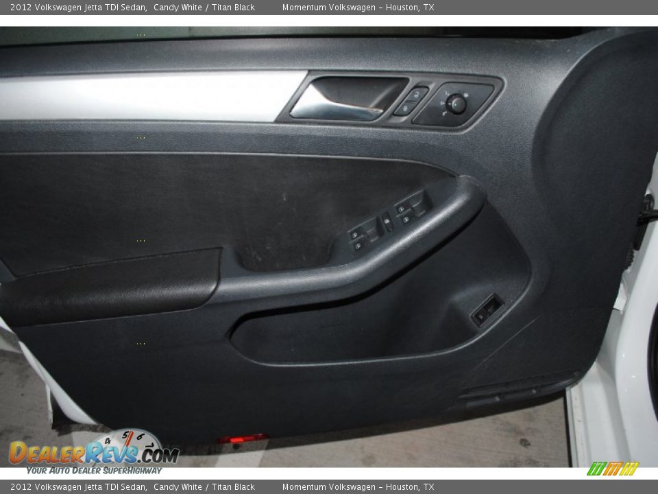 2012 Volkswagen Jetta TDI Sedan Candy White / Titan Black Photo #12