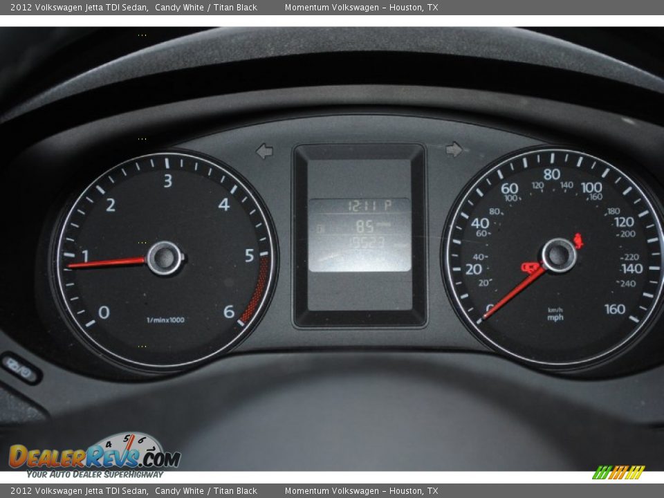 2012 Volkswagen Jetta TDI Sedan Candy White / Titan Black Photo #23