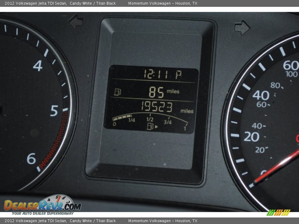2012 Volkswagen Jetta TDI Sedan Candy White / Titan Black Photo #24