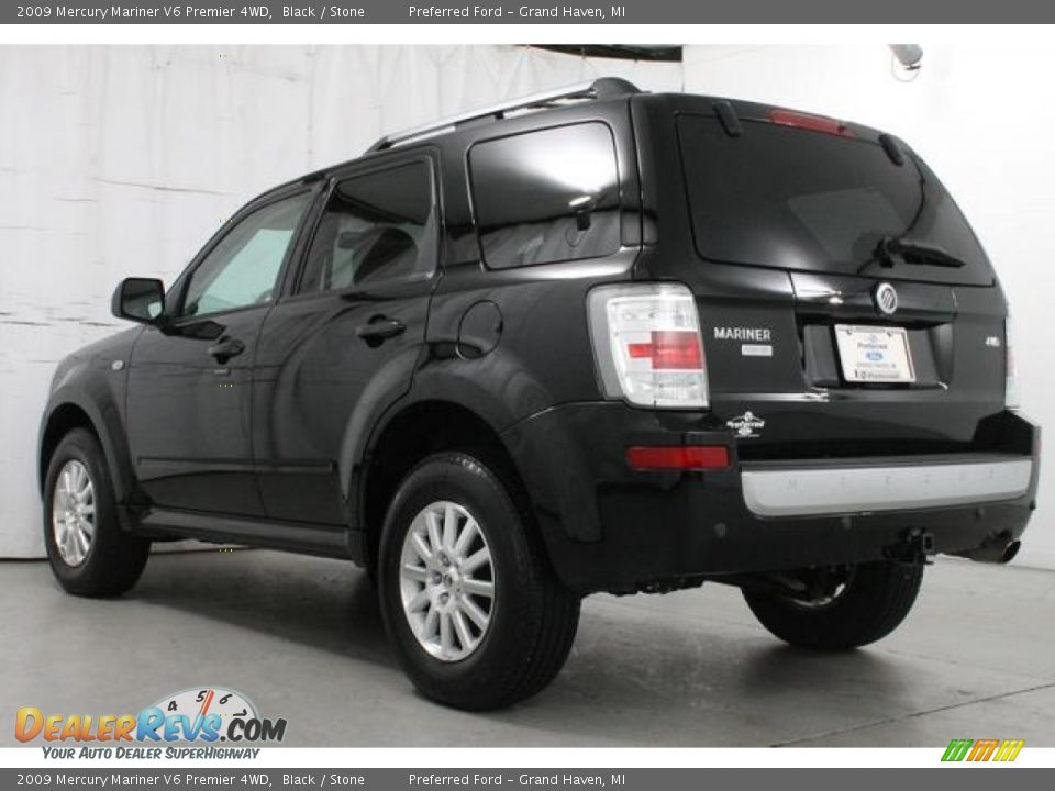 2009 Mercury Mariner V6 Premier 4WD Black / Stone Photo #10