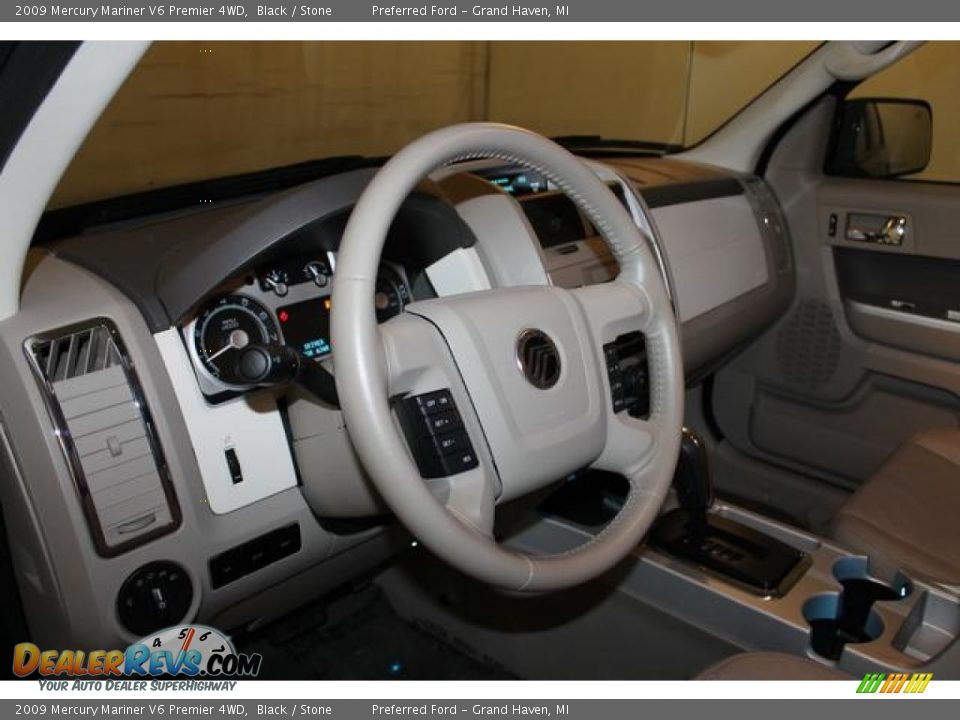2009 Mercury Mariner V6 Premier 4WD Steering Wheel Photo #20