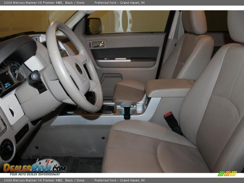 2009 Mercury Mariner V6 Premier 4WD Black / Stone Photo #21