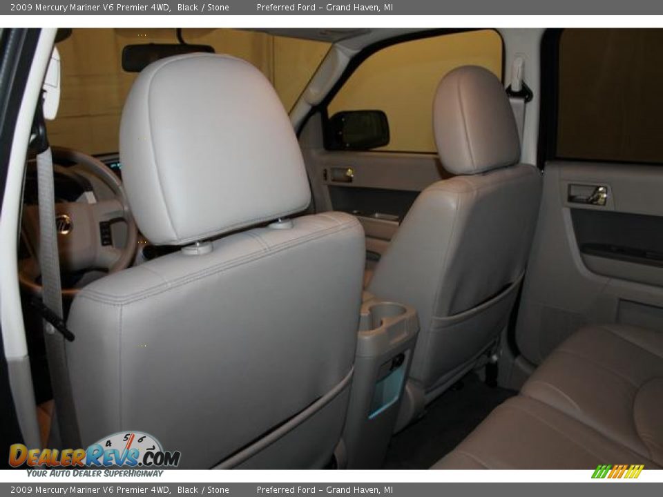 2009 Mercury Mariner V6 Premier 4WD Black / Stone Photo #23