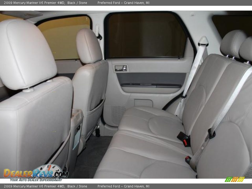 2009 Mercury Mariner V6 Premier 4WD Black / Stone Photo #24