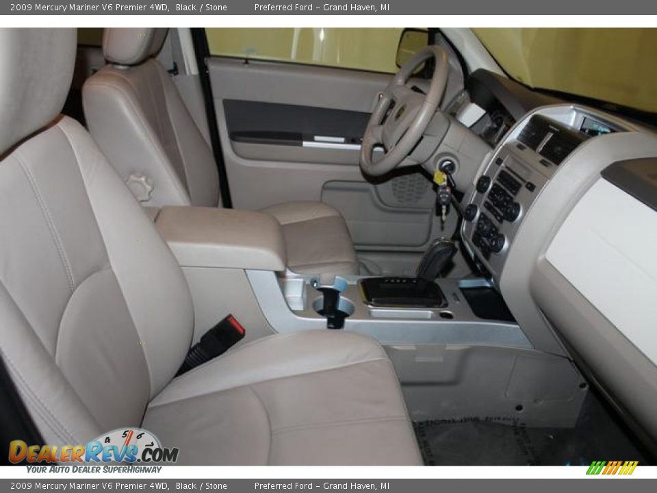 Stone Interior - 2009 Mercury Mariner V6 Premier 4WD Photo #28