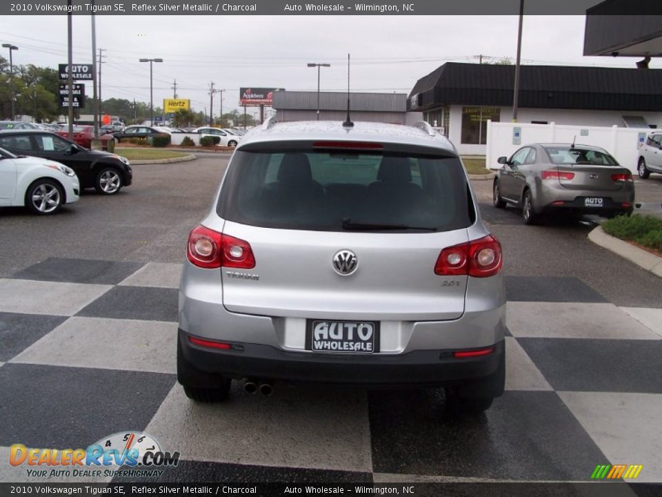 2010 Volkswagen Tiguan SE Reflex Silver Metallic / Charcoal Photo #4