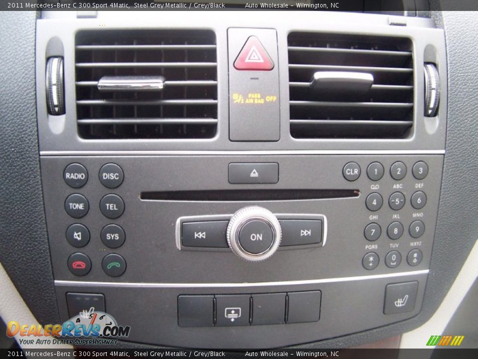 2011 Mercedes-Benz C 300 Sport 4Matic Steel Grey Metallic / Grey/Black Photo #19