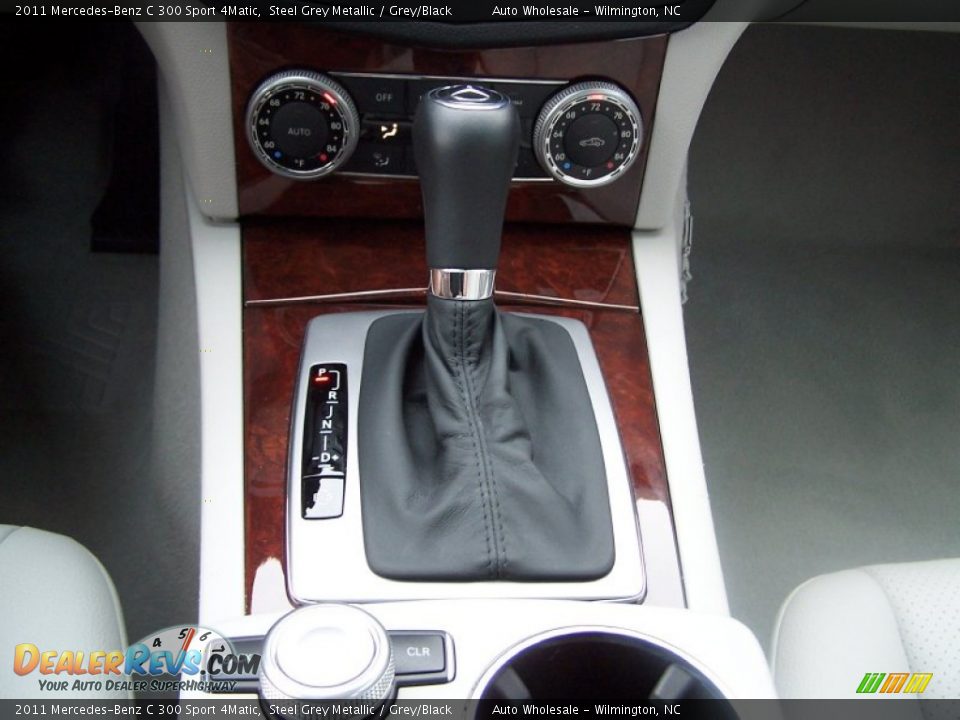 2011 Mercedes-Benz C 300 Sport 4Matic Steel Grey Metallic / Grey/Black Photo #20