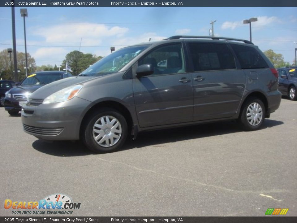 2005 Toyota Sienna LE Phantom Gray Pearl / Stone Photo #2
