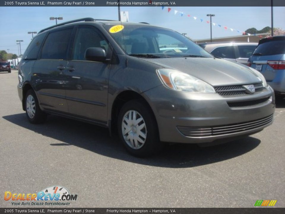 2005 Toyota Sienna LE Phantom Gray Pearl / Stone Photo #6