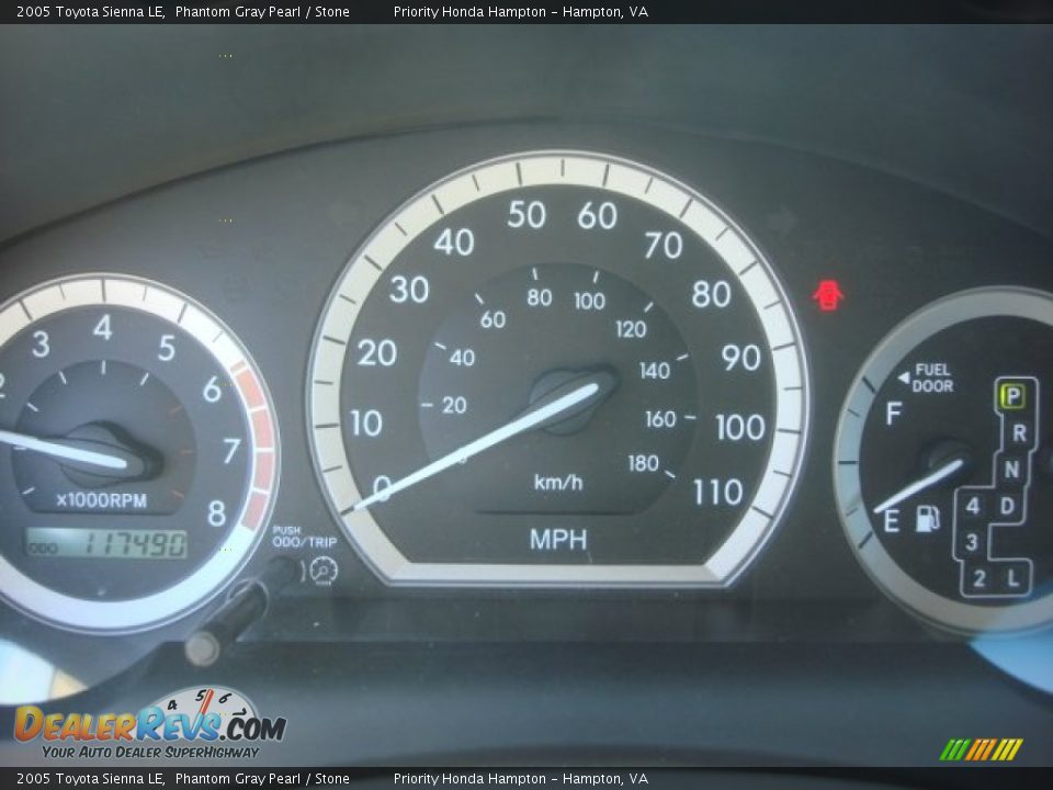 2005 Toyota Sienna LE Phantom Gray Pearl / Stone Photo #17