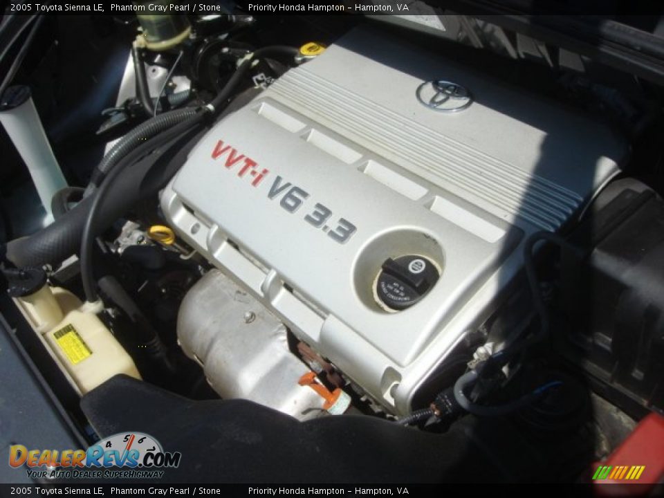 2005 Toyota Sienna LE Phantom Gray Pearl / Stone Photo #23