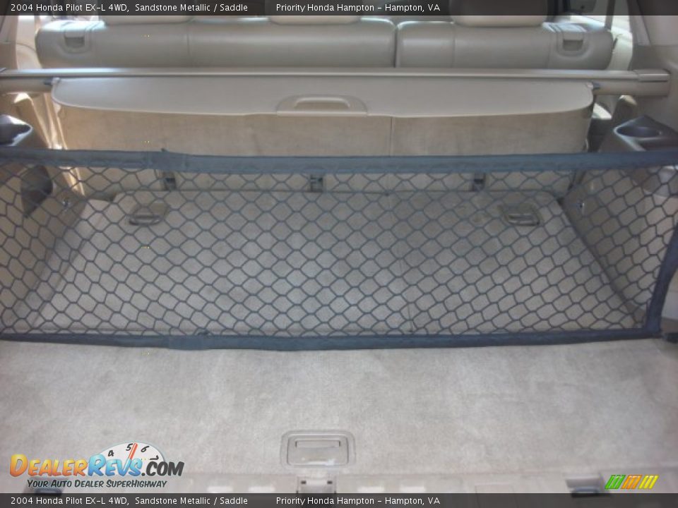 2004 Honda Pilot EX-L 4WD Sandstone Metallic / Saddle Photo #11