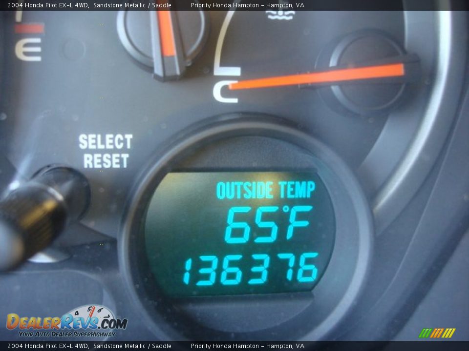 2004 Honda Pilot EX-L 4WD Sandstone Metallic / Saddle Photo #16