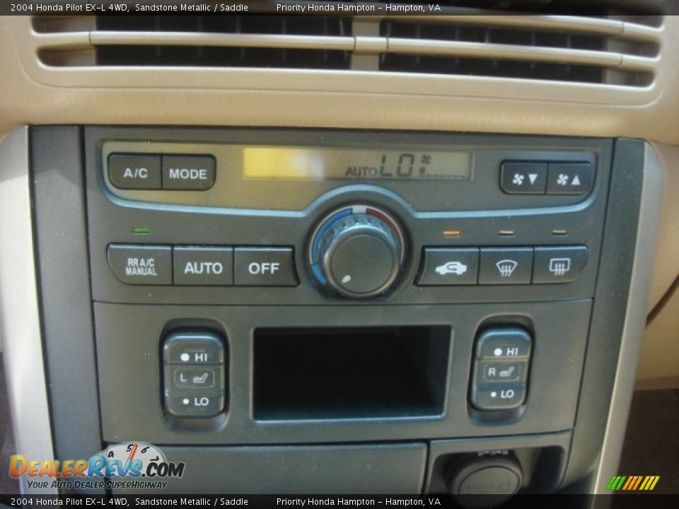 2004 Honda Pilot EX-L 4WD Sandstone Metallic / Saddle Photo #19