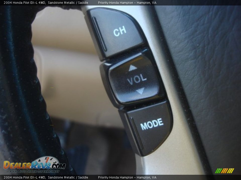 2004 Honda Pilot EX-L 4WD Sandstone Metallic / Saddle Photo #21