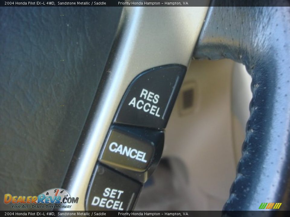 2004 Honda Pilot EX-L 4WD Sandstone Metallic / Saddle Photo #22
