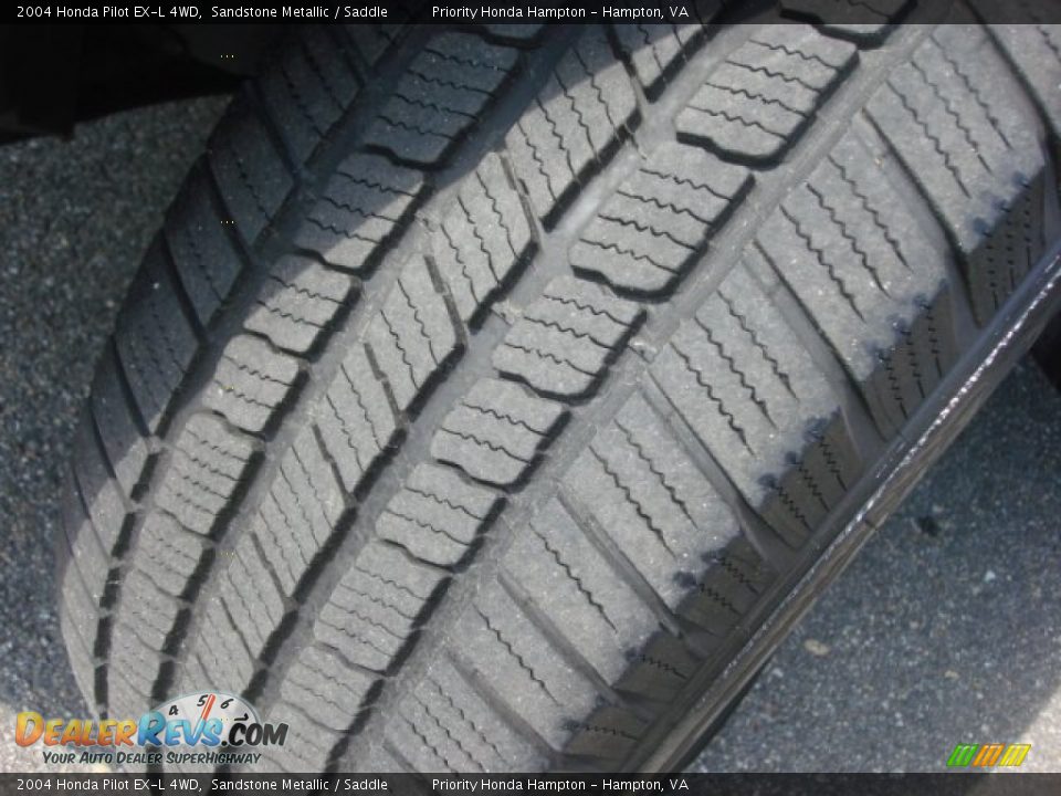 2004 Honda Pilot EX-L 4WD Sandstone Metallic / Saddle Photo #24