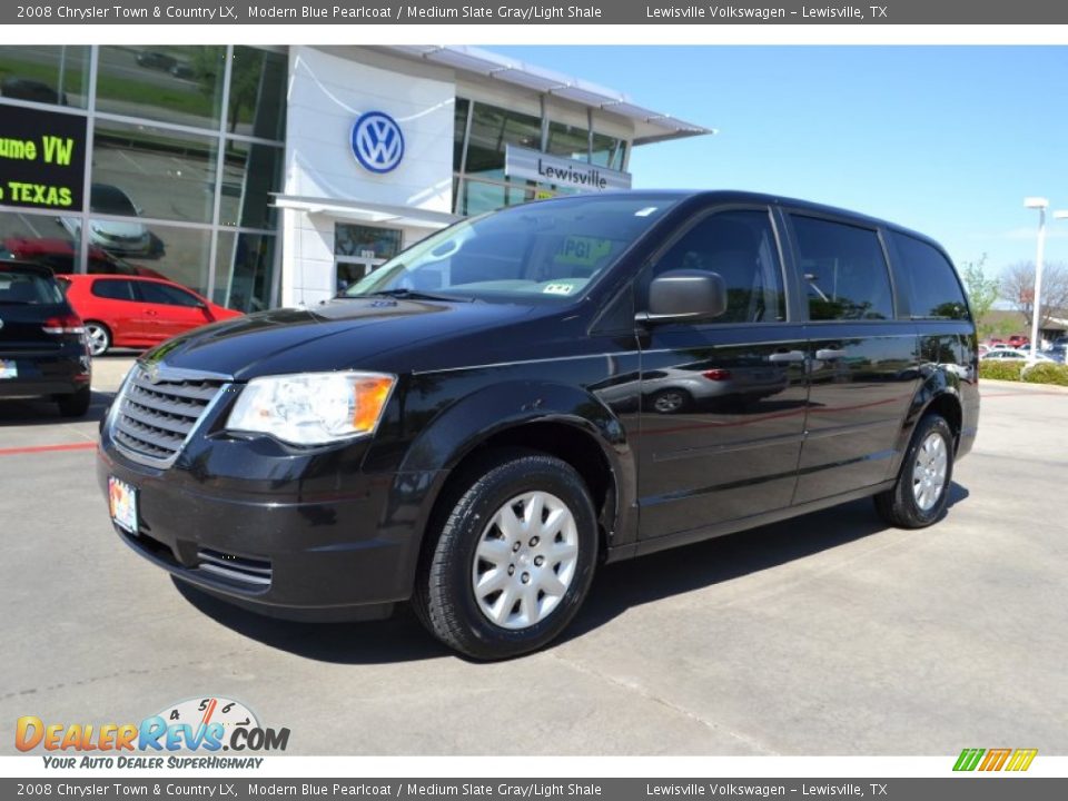 2008 Chrysler Town & Country LX Modern Blue Pearlcoat / Medium Slate Gray/Light Shale Photo #1