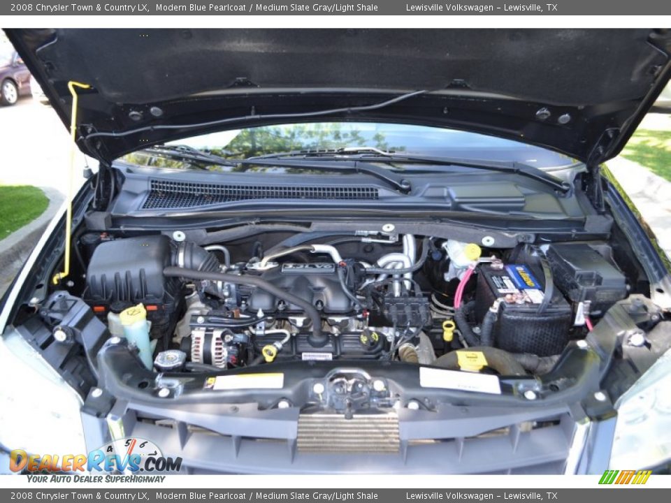2008 Chrysler Town & Country LX Modern Blue Pearlcoat / Medium Slate Gray/Light Shale Photo #18