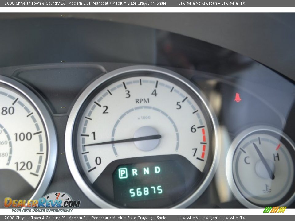 2008 Chrysler Town & Country LX Modern Blue Pearlcoat / Medium Slate Gray/Light Shale Photo #21