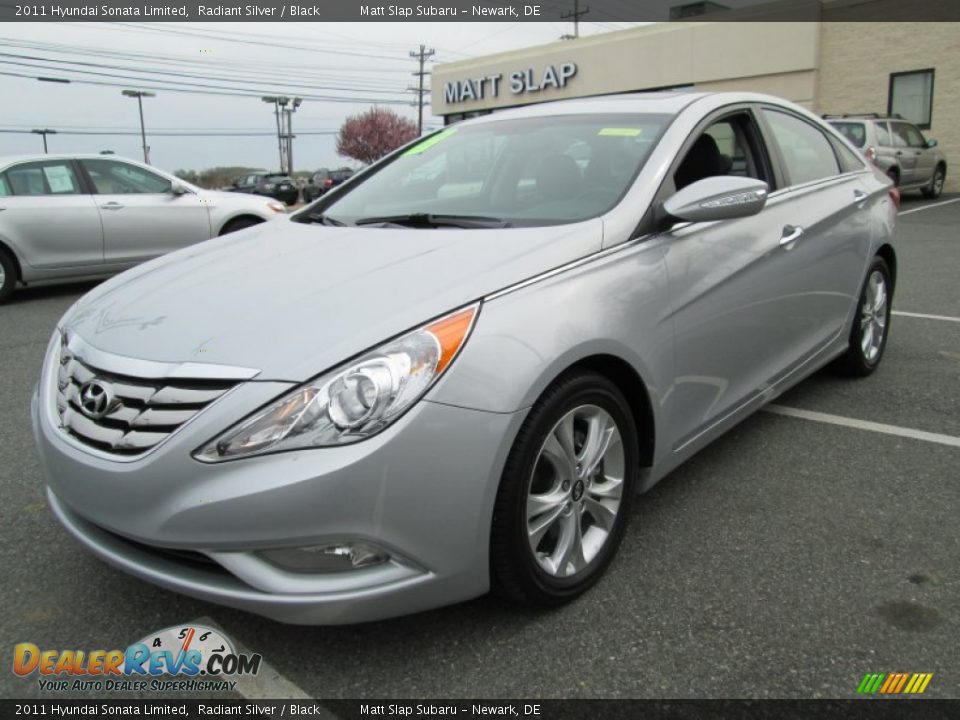 2011 Hyundai Sonata Limited Radiant Silver / Black Photo #2