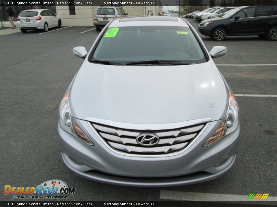 2011 Hyundai Sonata Limited Radiant Silver / Black Photo #3