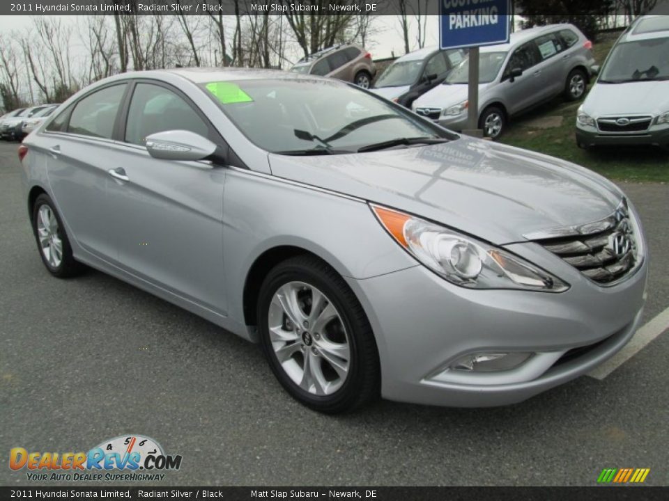 2011 Hyundai Sonata Limited Radiant Silver / Black Photo #4